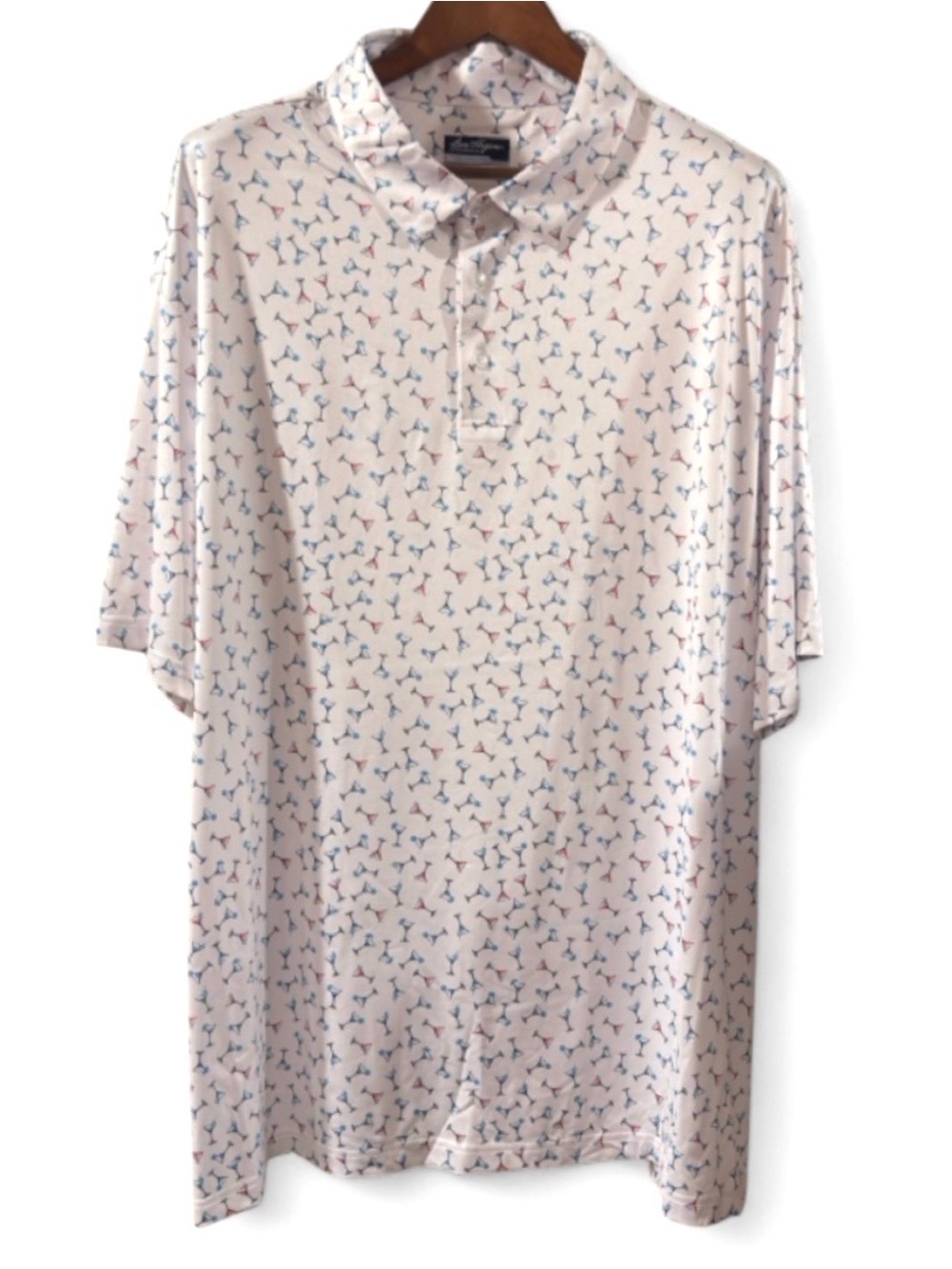 Ben Hogan Martini Print Performance Polo Shirt Size Men’s 3XL (NWT)